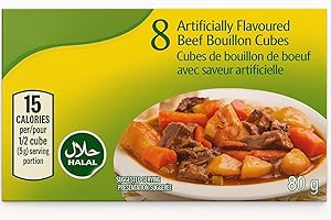 Beef Bouillon Cubes – 8 Cubes (80g) – Rich Beef Flavor for Soups, Stews & Cooking
