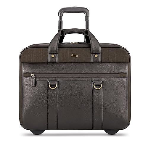 Solo New York Rolling Case with Wheels Roller Laptop Bag