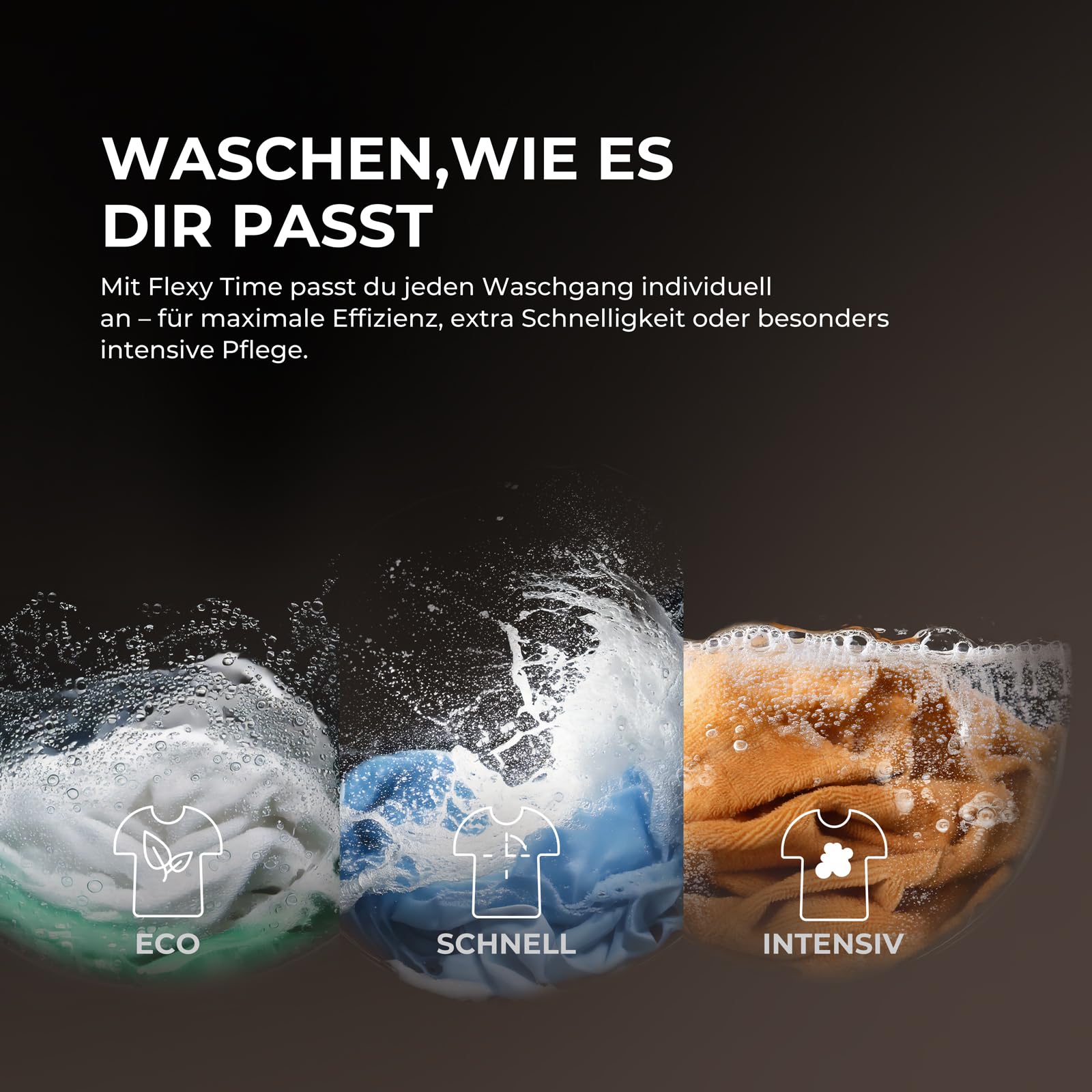 Haier Waschtrockner 8/5 kg (Waschen/Trocknen) I G3 Serie I A -20% (Waschen), 1.400 U/Min., leiser Inverter-Motor, Automatik- und Expressprogramm, Aquastop, Hygiene-Technologien I HWD80-BP14637T 5