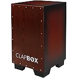 Clapbox Cajon CB11 -Black, Oak Wood (H:50 W:30 L:30) - 3 Internal ...