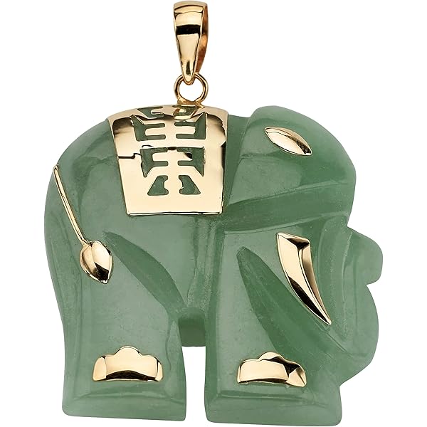 Collar Colgante Elefante Enchapado De Oro 18k | Cuotas Sin Interés