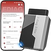 Ediag Elite KINGBOLEN Bluetooth OBD2 Scanner, Lifetime NO Cost Update | Bidirectional Scan Tool for iOS &amp; Android, Wireless All System Car Diagnostic Scanner, 15+ Reset Service, CANFD, FCA AutoAuth