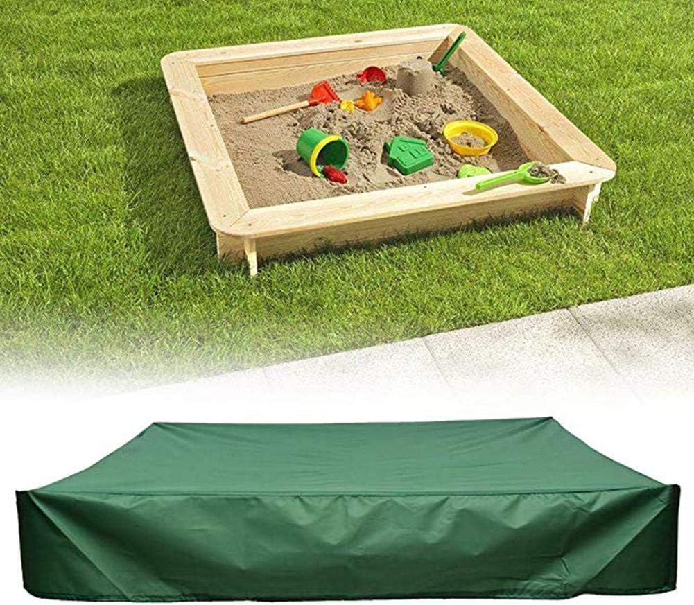 weemoment Green Sandbox Covers with Drawstring As Sandpit Cover Pool Cover - UV Protection Dustproof Waterproof