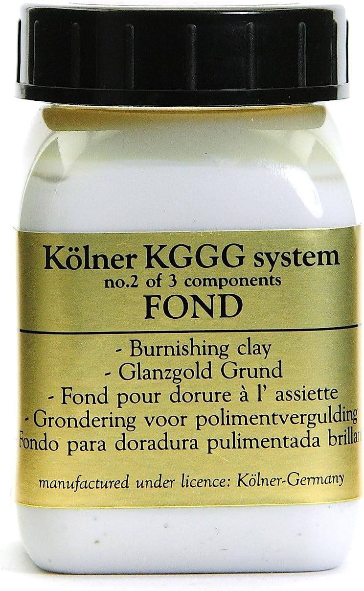 Kolner White Fond Burnishing Clay For Gilding 100-Milliliter
