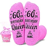 HAPPYPOP Birthday Gift Ideas - Socks for 30 40 60 70 Years Old Women Female