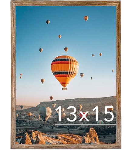 Amazon.com: JCJMY 13x15 Picture Frame Rustic Brown for Wall
