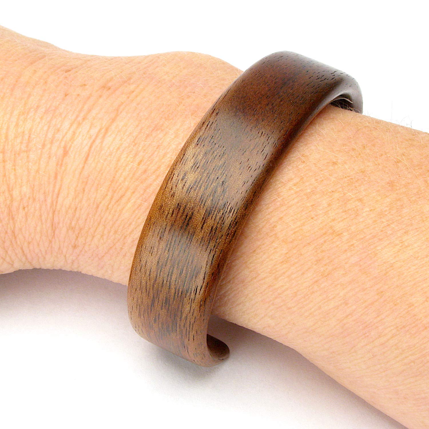 Walnut Wood Half Cuff Bracelet Handmade