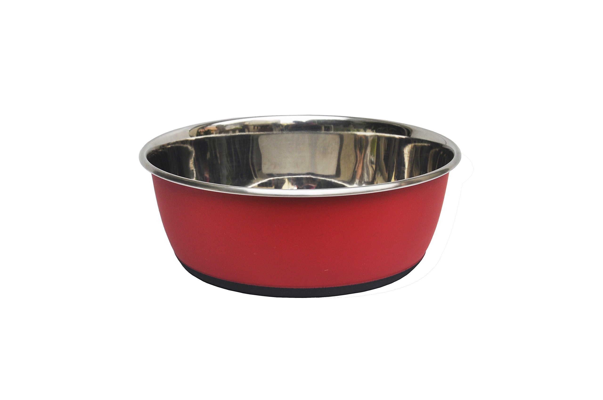 Tyrol - Matt non-slip stainless steel bowl for cats, dogs, pets, diameter 15.5 cm