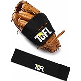 TOFL Baseball Glove Wrap Band for Mitt Shaping | Elastic Strap with Adjustable Closure for Pocket Forming &amp; Storage | Youth &amp; Adult Softball Mitt Care Accessory (Color &amp; Quantity Options)