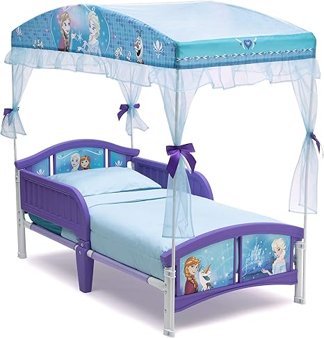 Amazon Co Jp デルタ ディズニー アナと雪の女王 キャノピー付き 子供用 ベッド 女の子 2歳から fz ホーム キッチン