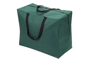 ProPik Christmas Ornaments Accessories Storage Bag Tear-proof Polyester Material 15” X 9.8” X 18.1” with Handles and Full Length Zipper (Green)