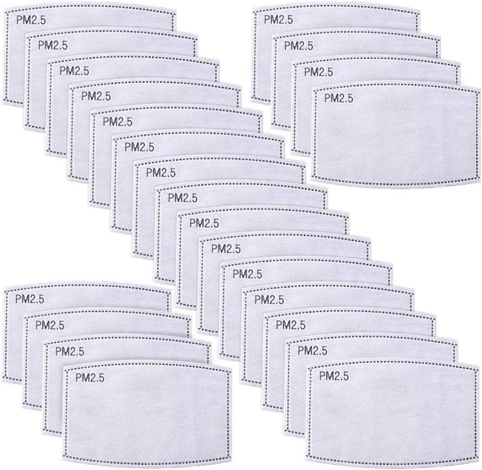 Reusable N95 Mask PM2.5 N95 Respirator Masks Dust Mask 3 Layer Activated Carbon Filter Only Filters (100pcs)