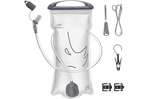 N NEVO RHINO Hydration Bladder 2L-3L,Water Reservoir for Hiking Backpack Leak Proof Water Storage Bladder,BPA-Free Water Pouch Hydration Pack for Camping Cycling Running