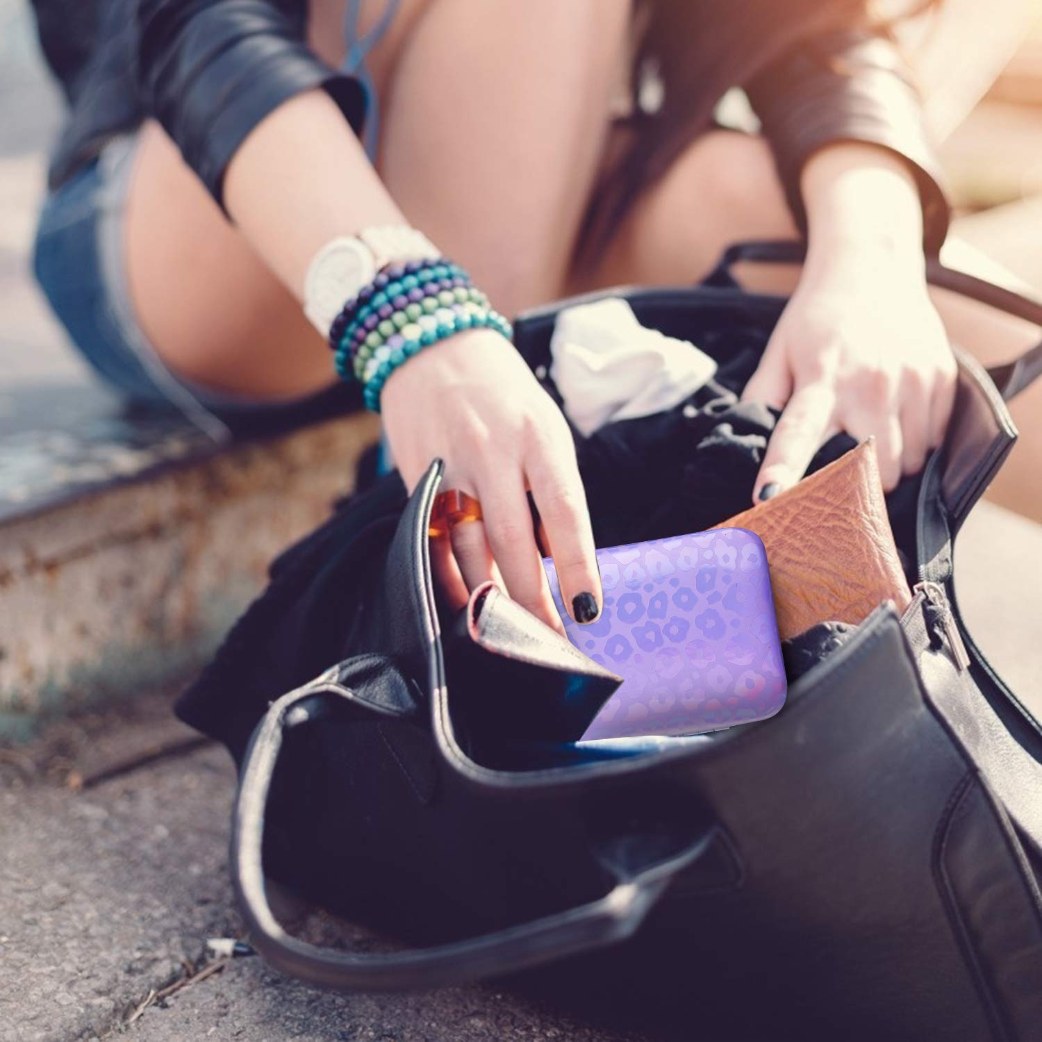 Nail Clippers Manicure Pedicure Set - 12 in 1 Nail Care Kit - Lightweight and Portable - Durable and Efficient - Compact Grooming Kit - Sturdy and Attractive Tool Kit Case (Purple)