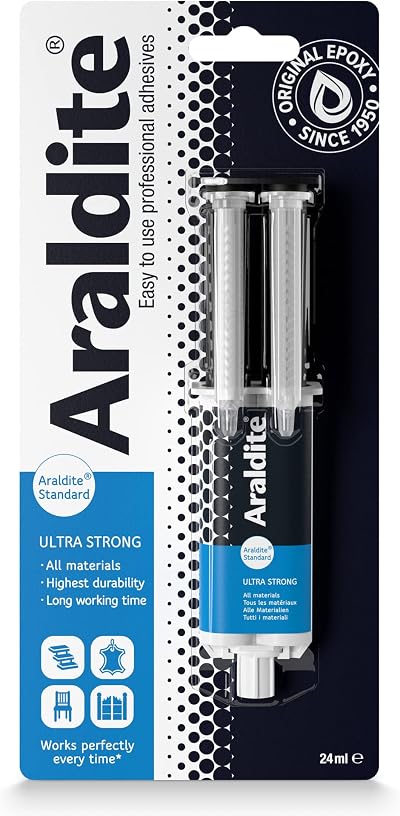 Araldite ARA-400003 24 ml Standard Syringe Epoxy Resin & Hardener