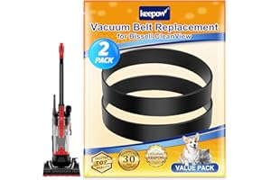 KEEPOW - Vacuum Belt Compatible with Bissell CleanView 3508 Compact Upright Vacuum Models Replacement Parts 1604895, 2 Pack