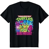 Mademark x Teenage Mutant Ninja Turtles - Kids Original Teenage Mutant Ninja Turtles Fourth Birthday 4th T-Shirt