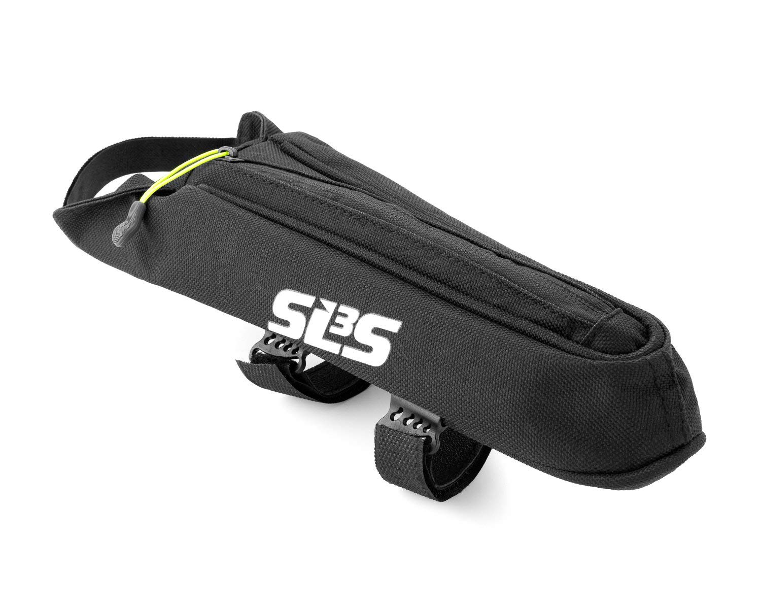 SLS3 Aero Top Tube Bag for Cycling - Small, Stable & Secure for TT and Triathlon Racing – Tri and Cycling Accessories - Premium Low Profile Design Reduces Drag - Custom Fit Bike Stem Bag (Black)