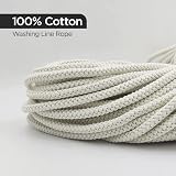 Besto Washing Line Rope Outdoor 4mm 30M Cotton Braided Clothesline view 3