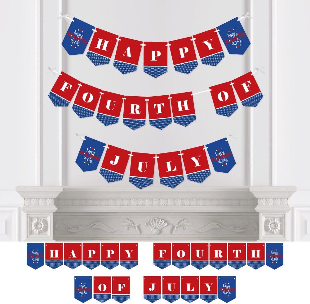 Amazon Com Big Dot Of Happiness Custom 4th Of July Personalized