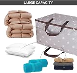 DOKEHOM 105L Large Storage Bag Fabric Garment Under Bed Moistureproof view 5