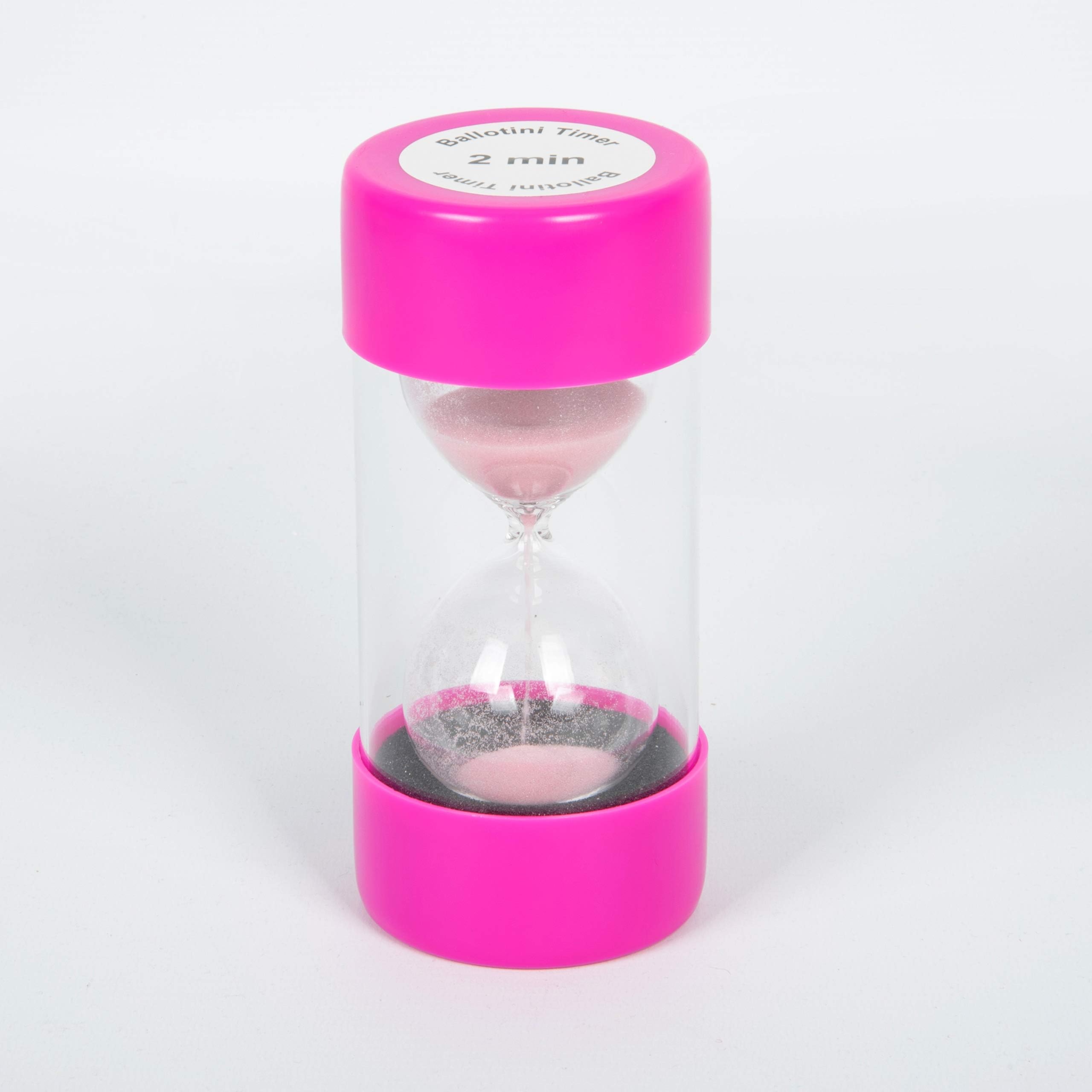 Commotion Ballotini Sand Timer - 2 Min Pink