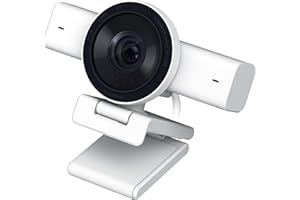Razer Kiyo V2 Streaming Webcam: 4K 30 FPS, 1080p 60 FPS - AI Powered Auto-Framing - Built-in Microphone - Ultrawide Angle Len