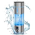 Amzany Hydrogen Water Bottle 6000-8000PPB, Portable Hydrogen Generator, Ion Water Bottle with LED Display, Suitable for Office, Travel and Daily Drinking