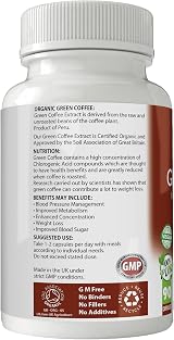 Simply Pure Organic Green Coffee 500mg Capsules 90 Count - Vegan & Gluten Free view 2