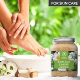 AROMATIKA Jasmine Bath Salts 1300g Natural Essential Oil for Sleep & Stress view 5