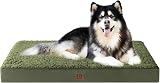 EHEYCIGA Orthopedic Dog Bed XXL Removable Washable Cover Dark Green 127x91x10cm view 1
