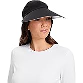 Solbari Women’s Reversible Ultra-Wide Brim Cap UPF 50+, 4.75” Wide Brim Sun Protection, Lightweight & Breathable for Outdoors