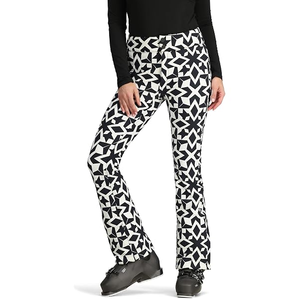 Amazon.com: Roxy Nadia Printed Snow Pants True Black Pansy Pansy