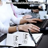 Bafiwu Fresh Outta Fucks Pad and Pen Funny Sticky Notes Office Set Black view 5