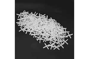 2500Pcs Tile Spacers Reusable Cross Tile Leveler Leveling System 1mm/1.5mm for Builing Walls or Floors (1mm)