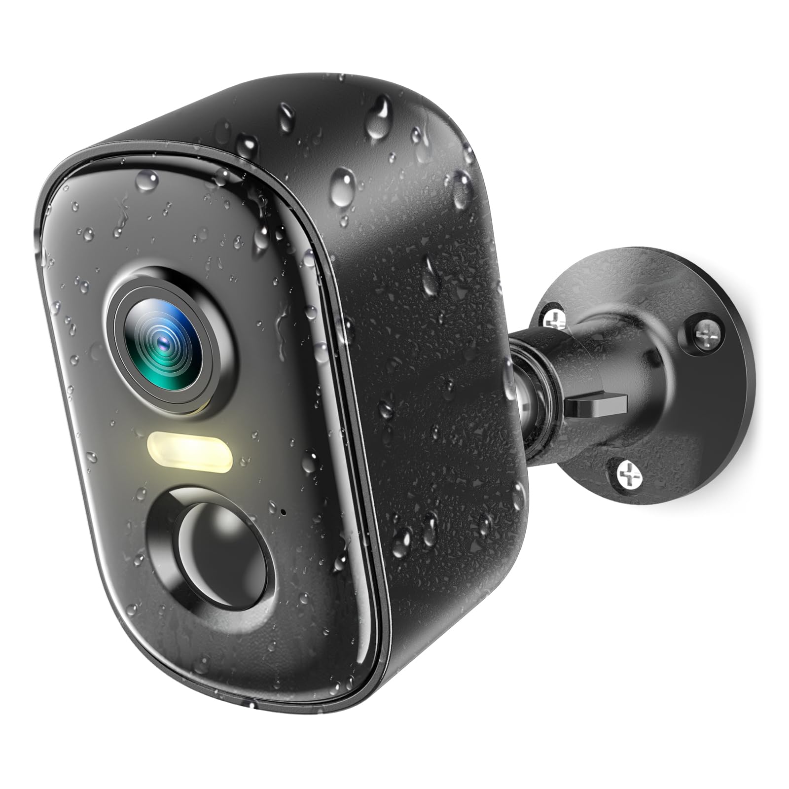 Photo 1 of Rocktone 2K Security Cameras Wireless Outdoor, Battery Powered WiFi Cameras for Home Security with AI Motion Detection, Spotlight Color Night Vision, 2-Way Talk, Siren Alarm, IP65, Cloud/SD Storage