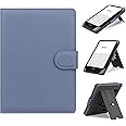 HoYiXi Universal Case Compatible with 6”-6.8” Kobo/Pocketbook/Tolino/Sony E-Book eReader Kindle Paperwhite/Kobo Clara HD/Kobo Clara 2E Leather Stand Cover for 6-6.8'' E-Book eReader, Purple