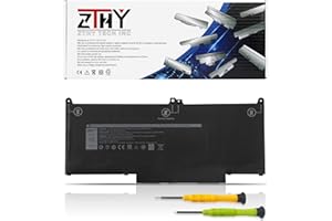 ZTHY MXV9V Laptop Battery Replacement for Dell Latitude 5300 5310 7300 7400, Latitude 5300/5310 2-in-1, Inspiron 7300/7306 2-in-1 Black Series P96G P97G P99G P100G 5VC2M 829MX 0829MX 7.6V 60Wh 4-Cell