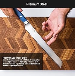 Misen Serrated Bread Knife – High-Carbon Japanese