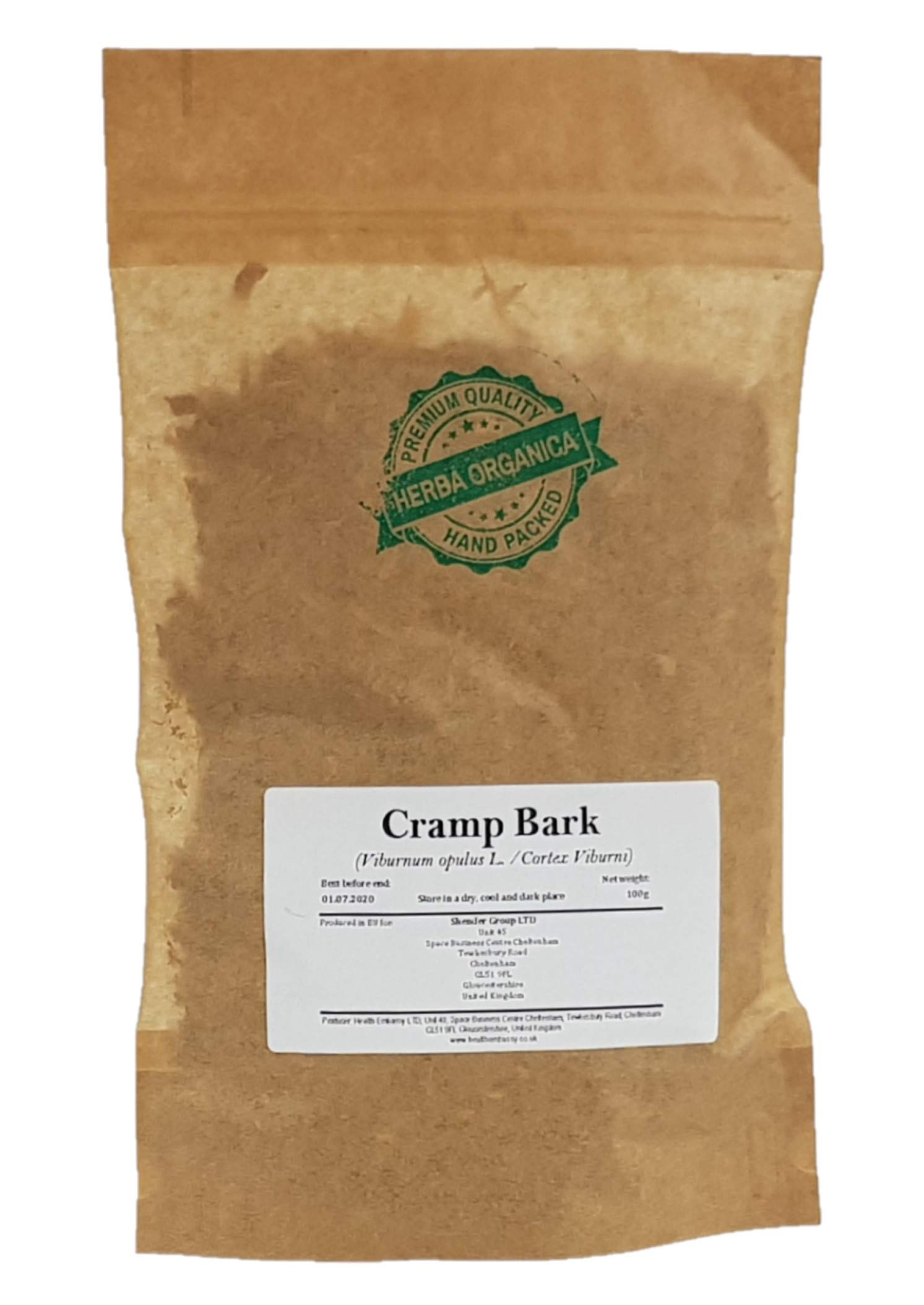 Herba Organica - Cramp Bark - Viburnum Opulus L - Herbal Tea (100g)