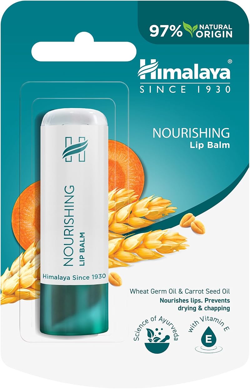 Himalaya Lip Balm Wheatgerm Carrot Seed Oil Dry Chapped Lips Repair 4.5g