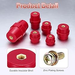 MECCANIXITY 4pcs SM-40 Busbar Insulator, Polyester