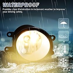Shocklight Driving Fog Lights Compatible with 2008