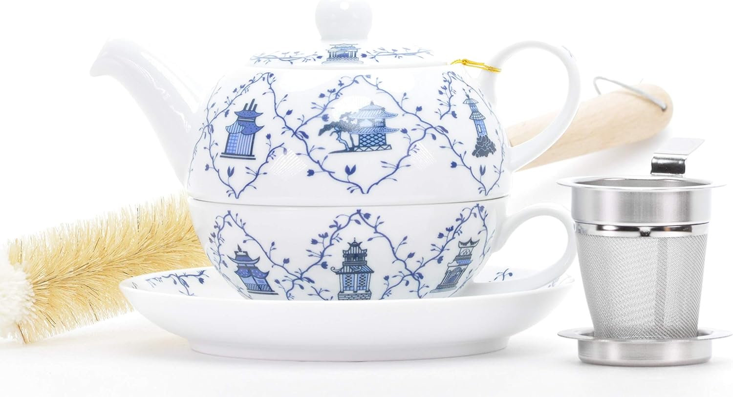 Cha Cult Tea for one Set Lanyu Porzellan, 4teilig Amazon.de Küche