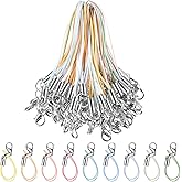 Frienda 200 Pcs Phone Charms Strap Kit, Cell Phone Split Ring Strap, Keychains String, Lariat Lanyard Loop Charms Pendant Clasp for Cell USB Keychains DIY Jewelry Accessories(Morandi Color)