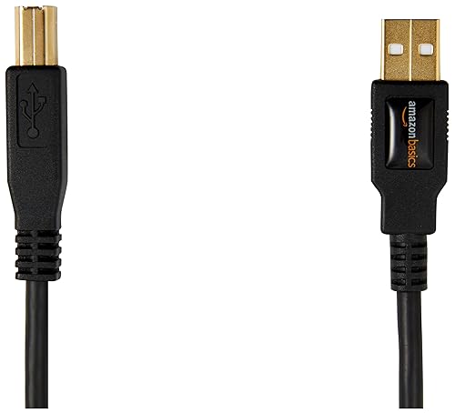 Amazon Basics USB-A to USB-B 2.0 Cable with 480 Mbps Transfer