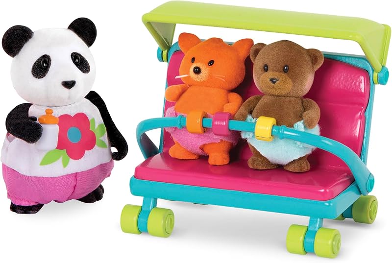 z Set baby sitter con passeggino doppio e 3 personaggi — foto 2 di 6