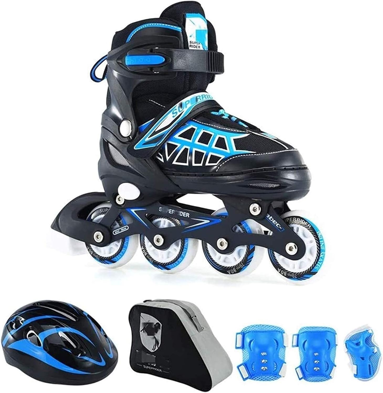 CAIFENG Inline Skates Roller Skates PU Mesh with Light Up