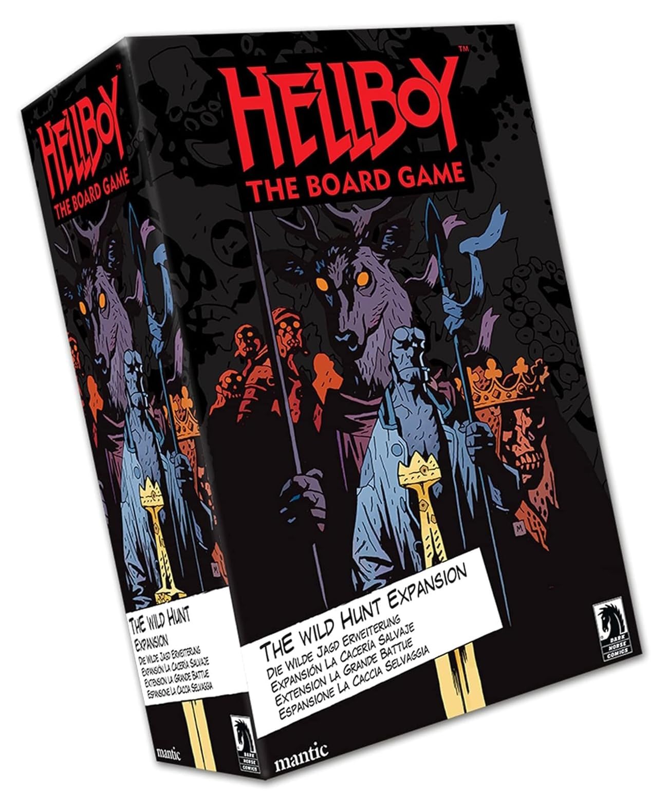 mantic MGHB102 Hellboy This Expansion adds Giant Enemies and Adventures, New case Files Based on The Wild Hunt Story. Requires Board Game to Play