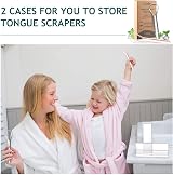 Easkep Tongue Scraper 2 Pack Wide-Head Stainless Steel Cleaner Box Included view 6